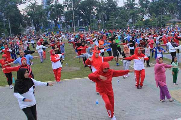 Seribuan Orang Senam Jantung