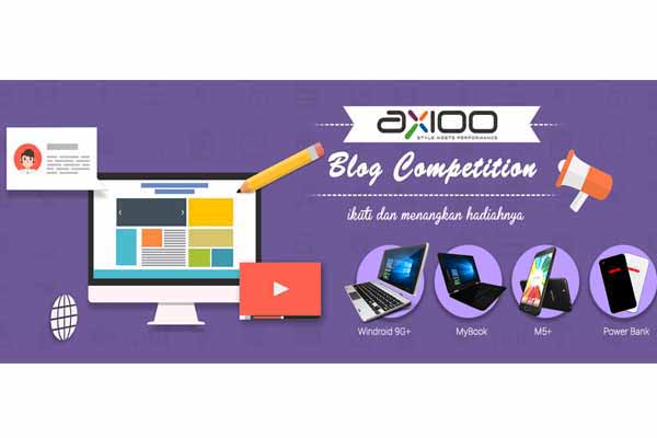 Axioo Tantang Blogger Nulis