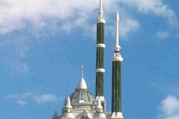 Menara Mesjid Tertinggi di Asia Mulai Dibangun