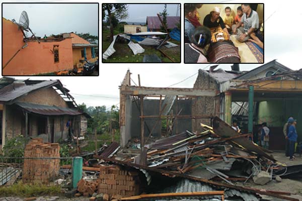 Puting Beliung Terjang Ratusan Rumah, Seorang Tewas