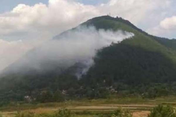Hutan Balige Terbakar