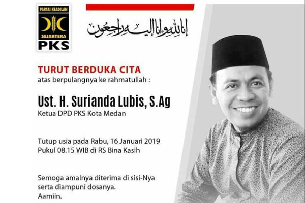 Ustadz Surianda Meninggal Dunia