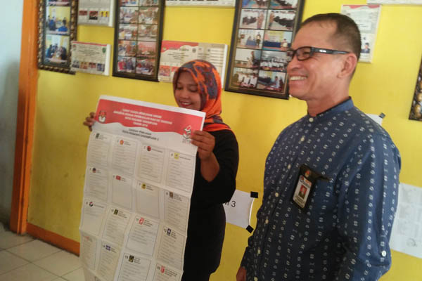 Surat Suara Pilpres dan DPD “Nyampe” di Padangsidimpuan