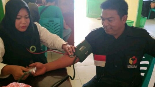 Penyelenggara Pemilu Dikawal Tim Medis