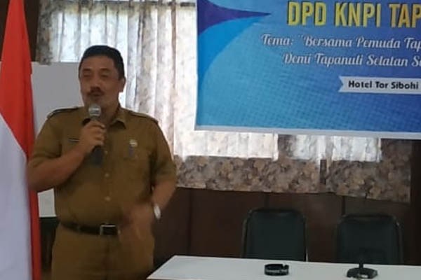 Bupati Tapsel Buka Rakerda KNPI