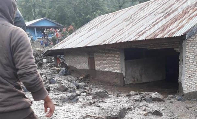 Banjir Bandang Samosir, Seorang Hilang dan 4 Rumah Rusak