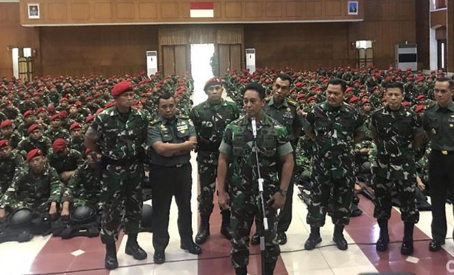 TNI AD Siapkan 16.882 Prajurit di Jakarta