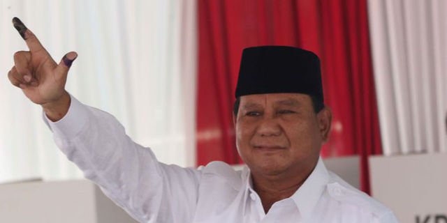 Prabowo Unggul di Padangsidimpuan