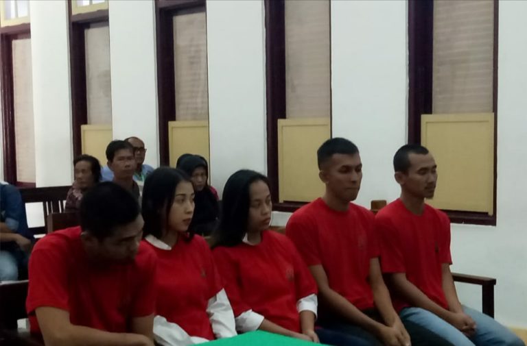 Lima Pemilik Pil Ekstasi Jalani Sidang Perdana