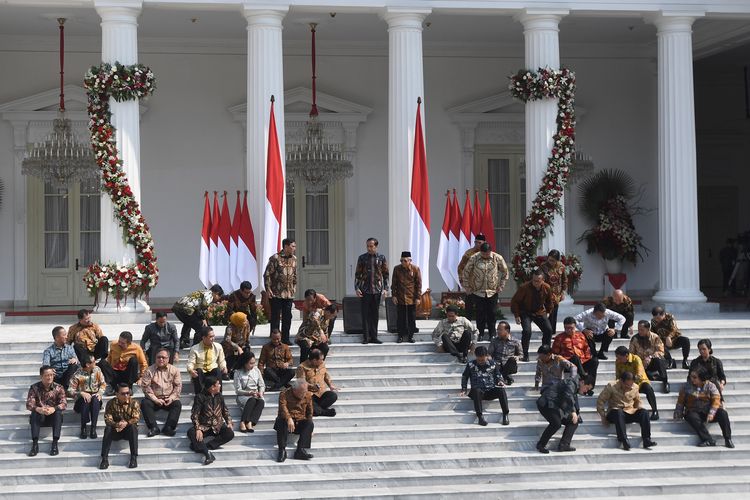 Inilah Daftar Lengkap susunan Menteri Kabinet Jokowi Jilid 2