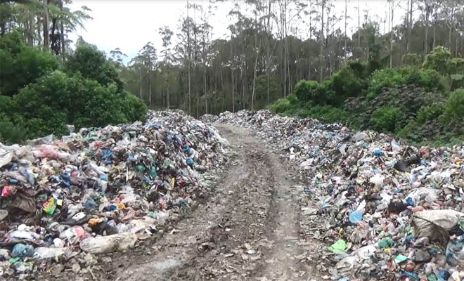 Ternyata Selama Ini Pemkab Samosir Buang Sampah ke Hutan Lindung