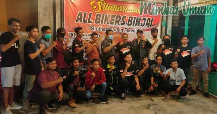 Perwakilan sepeda motor se-kota Binjai menyatakan siap memenangkan paslon Juliadi- Amir. (ist)