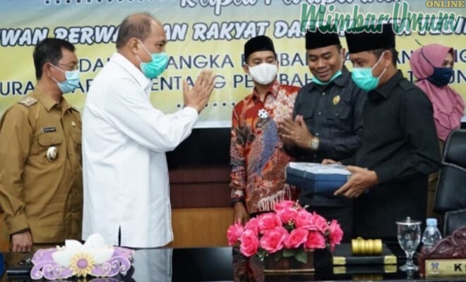 Penyampaian nota P-APBD Kota Tebingtinggi