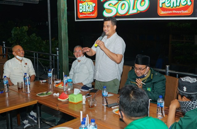 Bobby Nasution hadir dalam rapat kordinasi PBB Medan. (Ist)