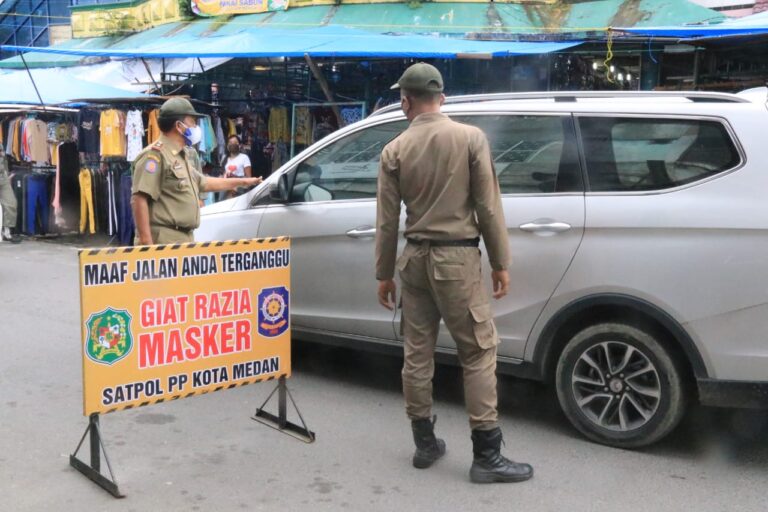 Pemko Medan Operasi Yustisi Tegakan Protokol Kesehatan