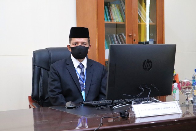 Rektor UINSU 2020-2024 Prof Dr Syahrin Harahap. (Ist)