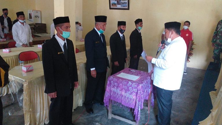 Wakil Bupati Gayo Lues Lantik Imum Mukim se-Kecamatan Terangun