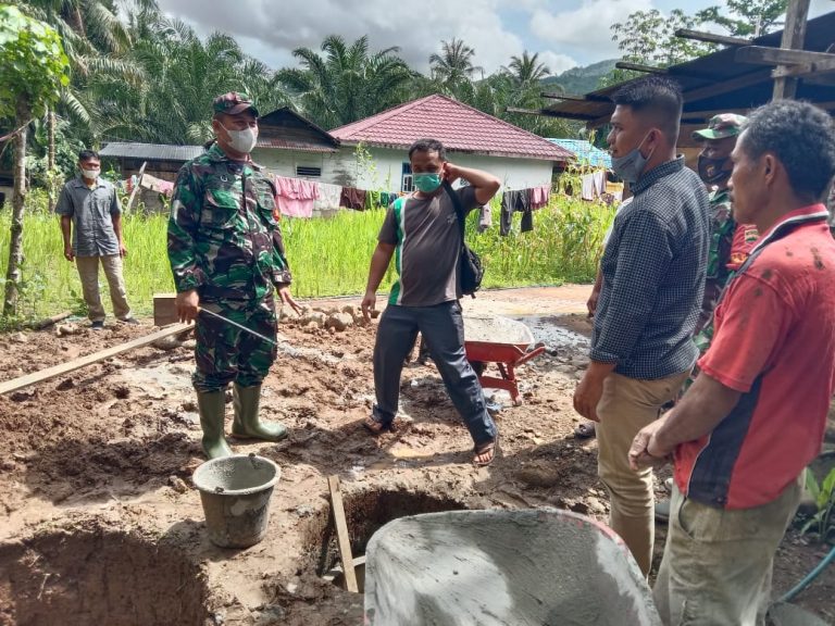 Letkol Inf Rooy Chandra Tinjau Hasil Kerja Anggota Satgas