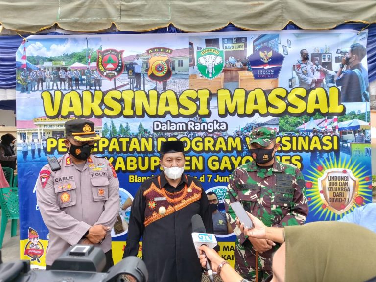 Pemkab Gayo Lues Gelar Vaksinasi Massal