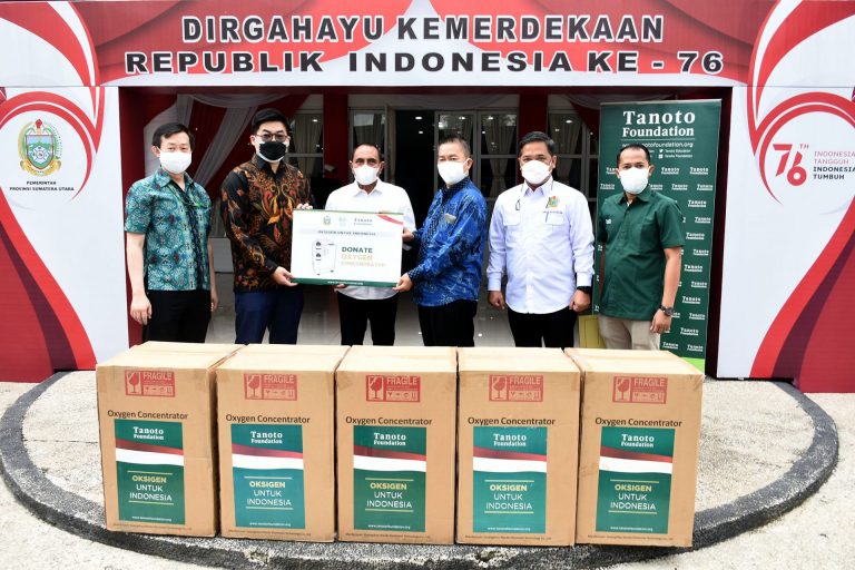 Pemprov Sumut Terima Bantuan 60 Konsentrator Oksigen