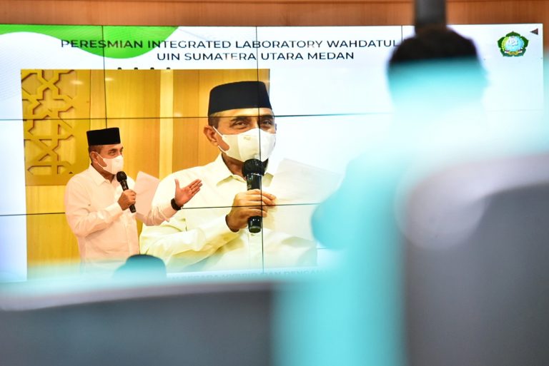Gubsu Resmikan Gedung Labolatorium Wahadatul Ulum, Rektor UIN Sumut: Wahadatul Ulum, Jawab Realita Lapangan