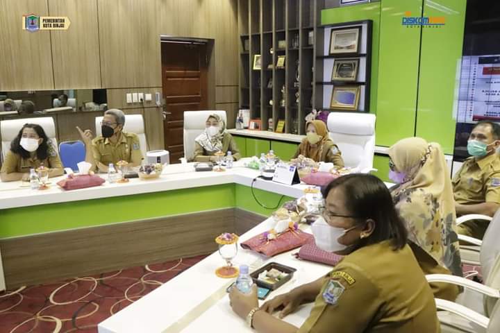 Pemko Binjai Ikuti Launching Sinergitas Pengelolaan Bersama MCP
