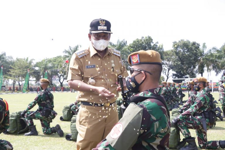 Wali Kota Binjai Tepungtawari 500 Prajurit