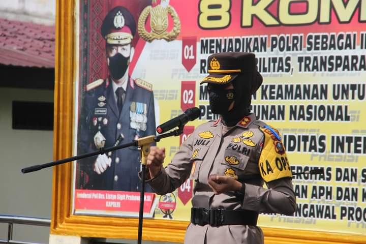 Polres Padang Sidempuan Laksanakan Operasi Patuh Toba 2021