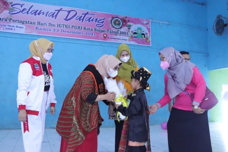 Bunda Paud Binjai Hadiri Hari Ibu