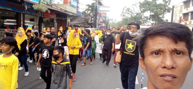 Partai Ummat Kota Medan Gelar Gerak Jalan Sehat