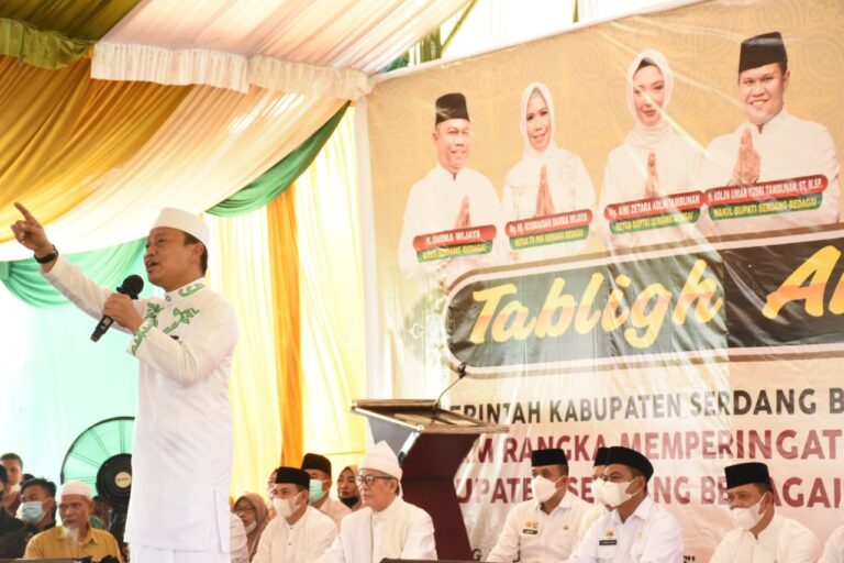 Ada Ustad Das’ad Latif di Tabligh Akbar Hari Jadi Sergai : Majunya Daerah karena Adilnya Penguasa