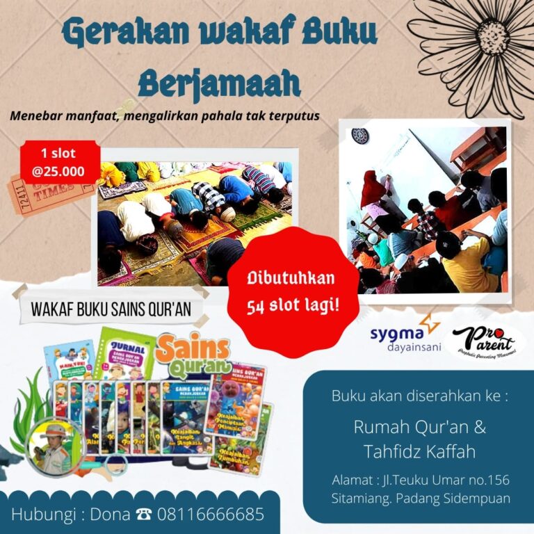 Gerakan Wakaf Buku Berjamaah