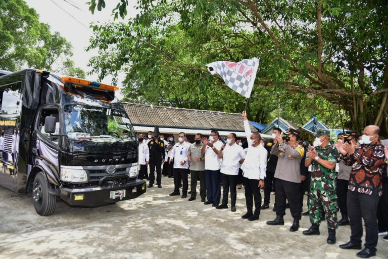 Bus Dapur Umum Batubara dapat Apresiasi Gubernur Edy