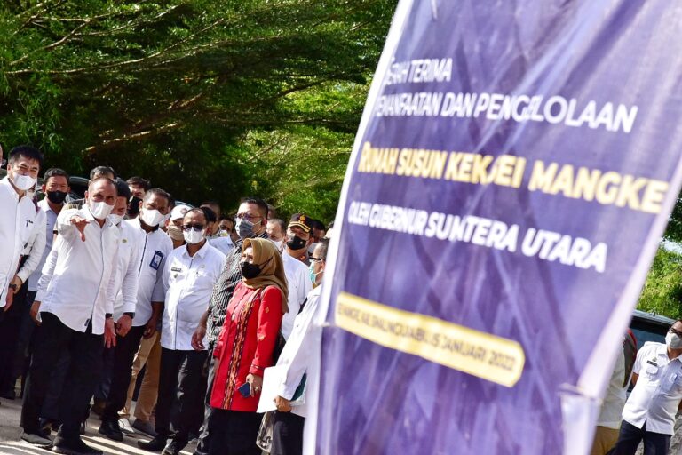 Edy Rahmayadi Resmikan Rumah Susun Sei Mangkei