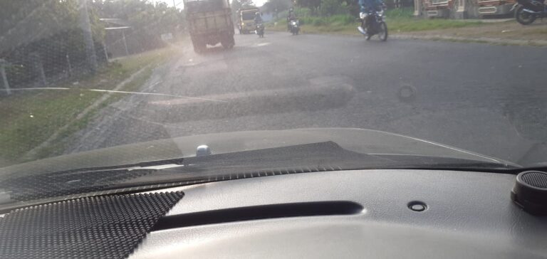 Jalan Binjai – Stabat Sepanjang 6 Km Banyak Berlubang