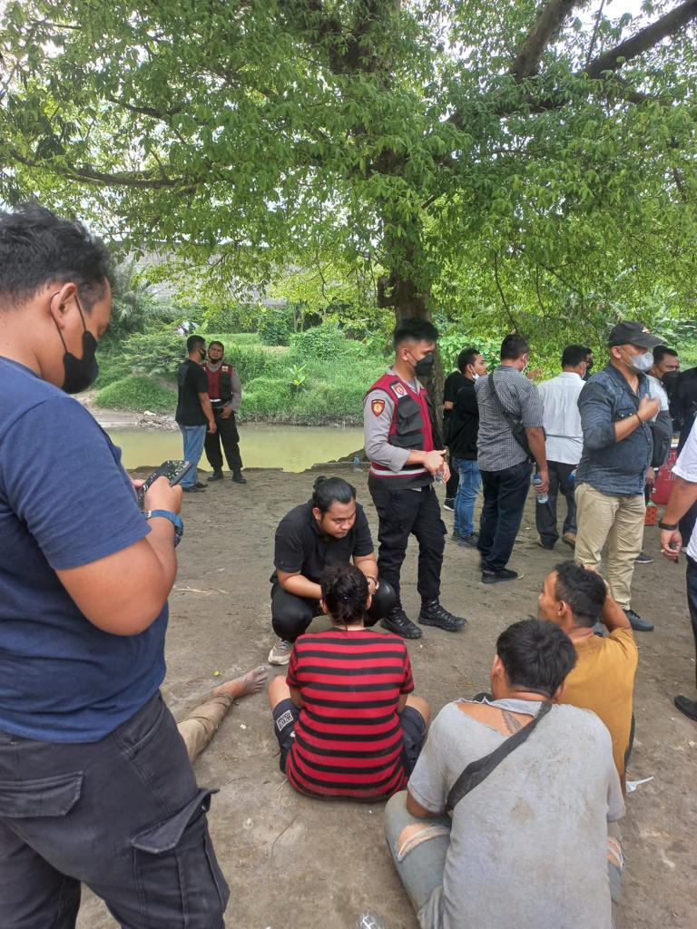 Polrestabes Medan Grebek Kampung Narkoba Klambir V