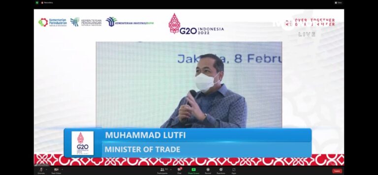 Gelar Trade, Investment, and Industry Working Group G20 Sinergi Kemendag, Kemeninves/BKPM, dan Kemenperin Pulihkan Ekonomi Global