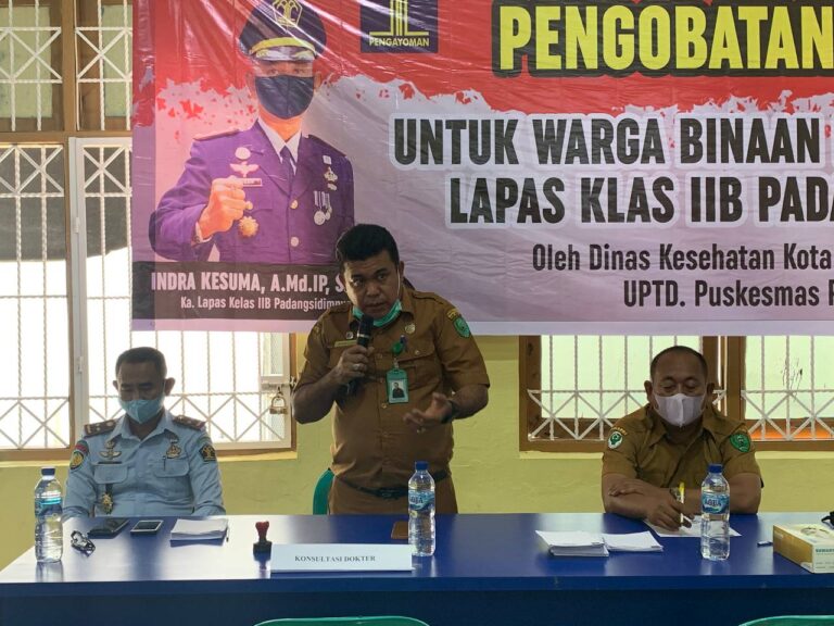 Dinkes  Lakukan Pengobatan Massal untuk Para Napi