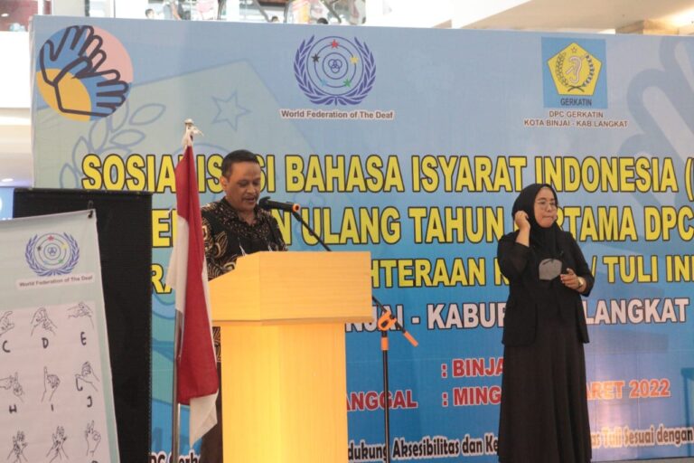 Binjai Peringati Hari Tuna Rungu I dan Sosialisasi Bahasa Isyarat