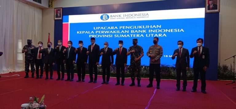 Doddy Zulverdi Resmi Kepala Perwakilan BI Sumut