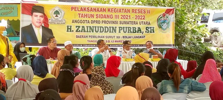 Terkait Jalan Rusak, Zainuddin Purba Minta Masyarakat Bersabar 