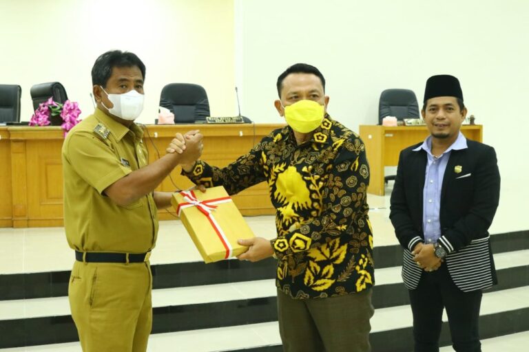 Amir  Hamzah Sampaikan LKPJ  2021 kepada DPRD Binjai