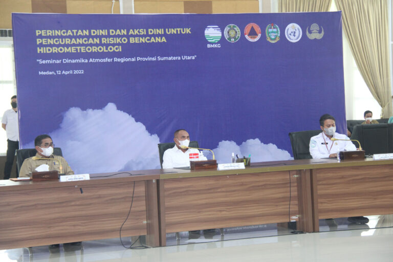 Komitmen Pemprov Sumut dan BMKG Tekan Korban Bencana Alam Hidrometeorologi