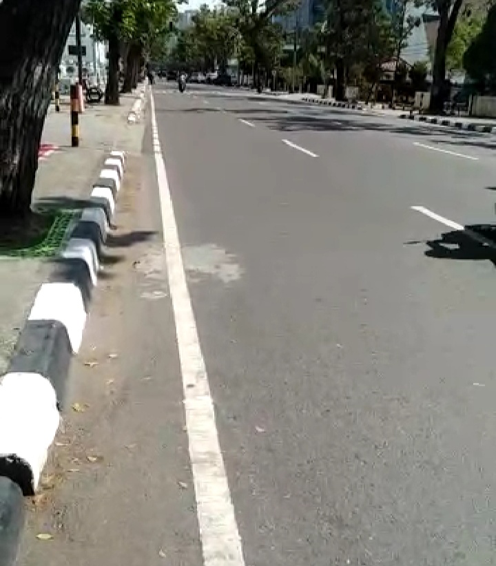 Masih Terlihat Sepi, Aparat Tetap Berjaga-jaga
