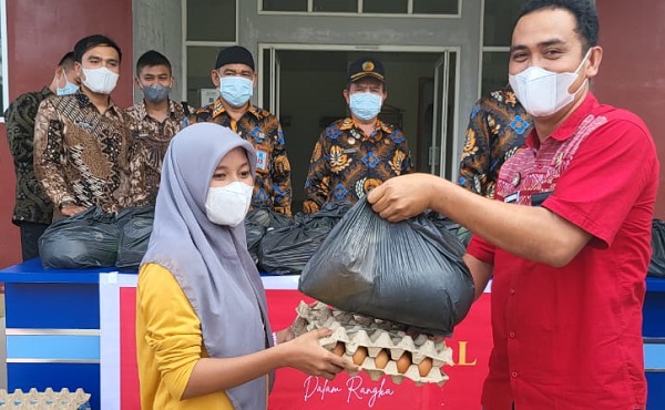 Sambut HBP Lapas Kelas IIB Sidimpuan Gelar Bakti Sosial