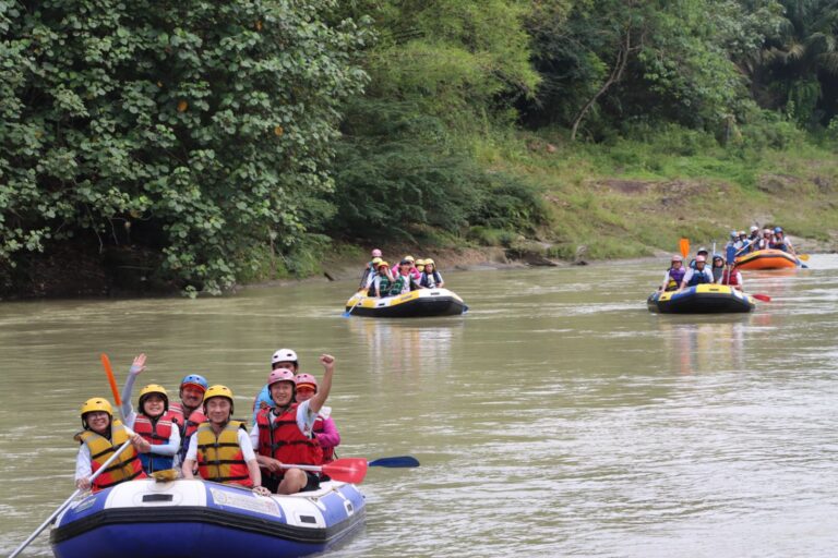 Pecinta Olahraga Air Idolakan Sungai Bah Bolon di Sergai