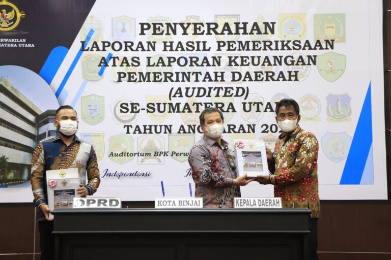 Pemko Binjai Kembali Raih WTP Enam Kali Berturut-turut