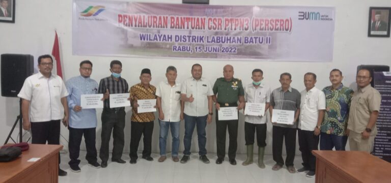 Begini PTPN3 Dlab-2 Salurkan CSR