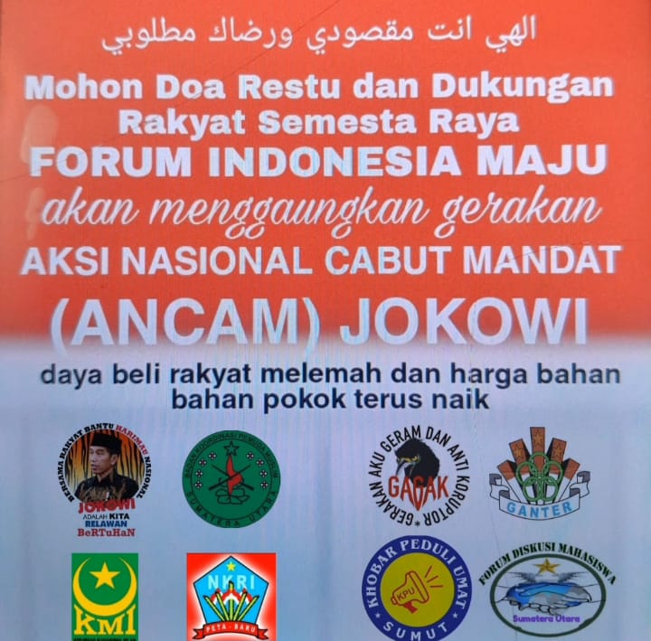 ANCAM Jokowi, Ketua KMI Sumut: Pemerintah Sekarang Mati Suri