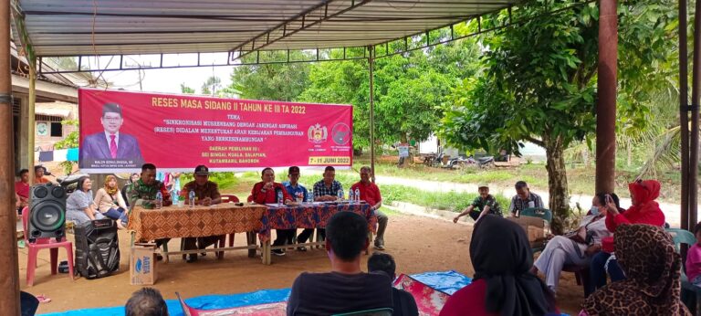Reses di Desa Ujung Bandar, Ralin Sinulingga Tampung Aspirasi Rakyat